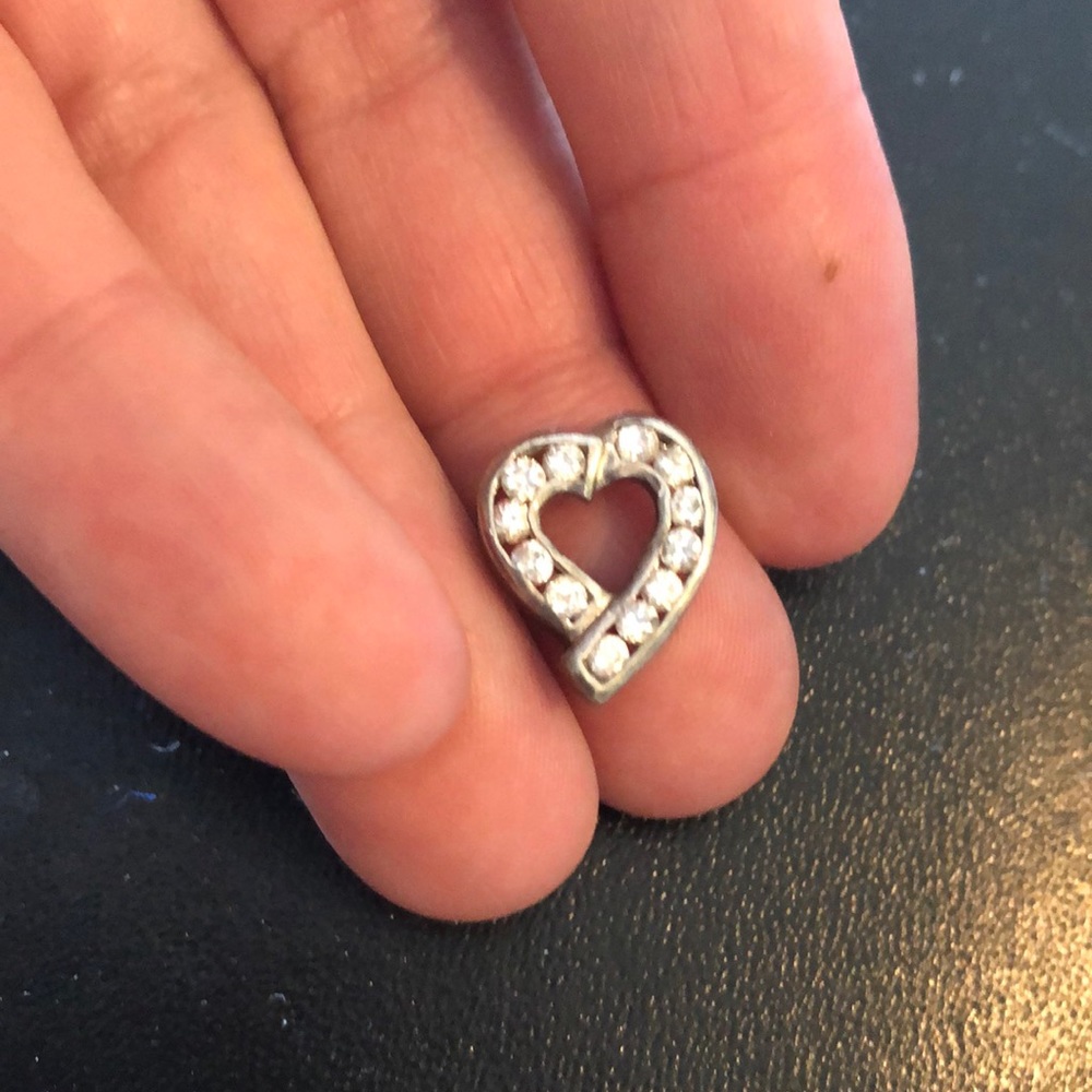 Cubic zirconia Heart pendant